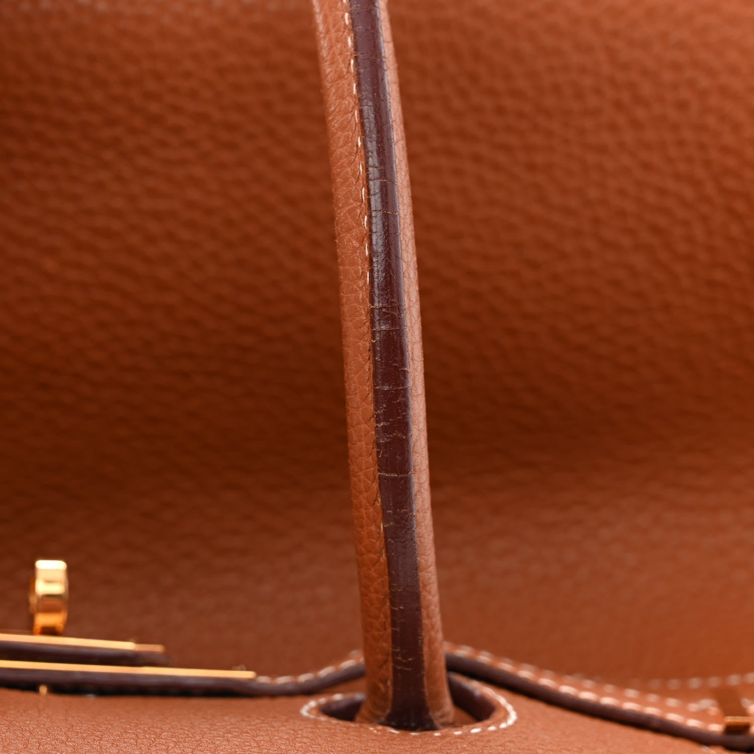Hermes Taurillon Clemence Birkin 35 Gold 12 of 17