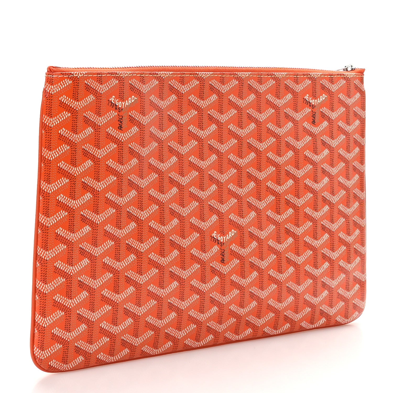 Goyard Goyardine Senat Pochette MM Orange 3 of 7