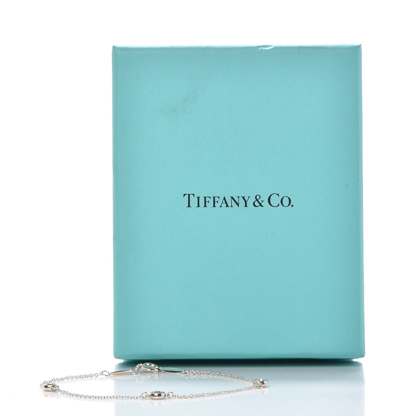 Sterling Silver Aquamarine Elsa Peretti Color By The Yard 3 Station Bracelet