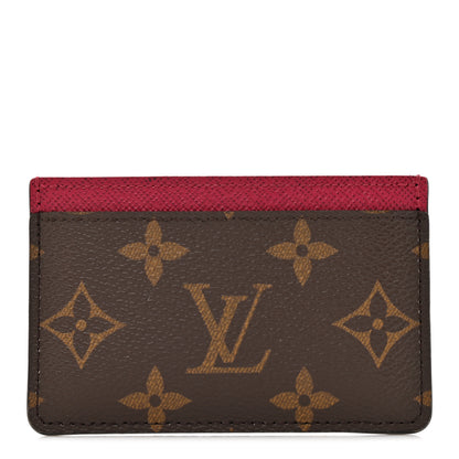 Louis Vuitton Monogram Card Holder Fuchsia 1 of 8