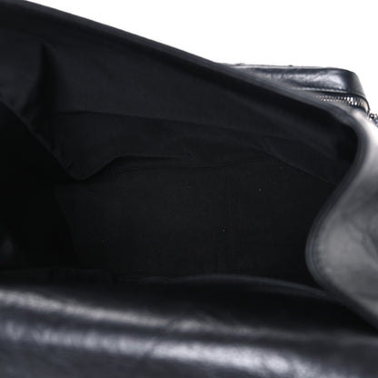 Chanel Grained Calfskin Quilted Large Casual Rock Backpack Black 5 of 10