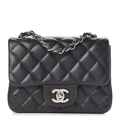 Chanel Caviar Quilted Mini Square Flap Black 1 of 12