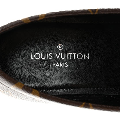 Louis Vuitton Monogram Chess Flat Loafer 37.5 6 of 8