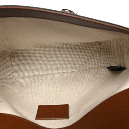 Gucci New Denim GG Monogram Dollar Calfskin Web Mini Horsebit 1955 Shoulder Bag Blue Tea Cuir Epilog 5 of 10