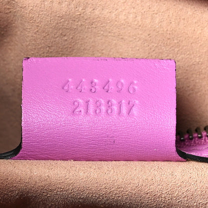 Gucci Calfskin Matelasse Medium GG Marmont Shoulder Bag Candy Mousse 7 of 9