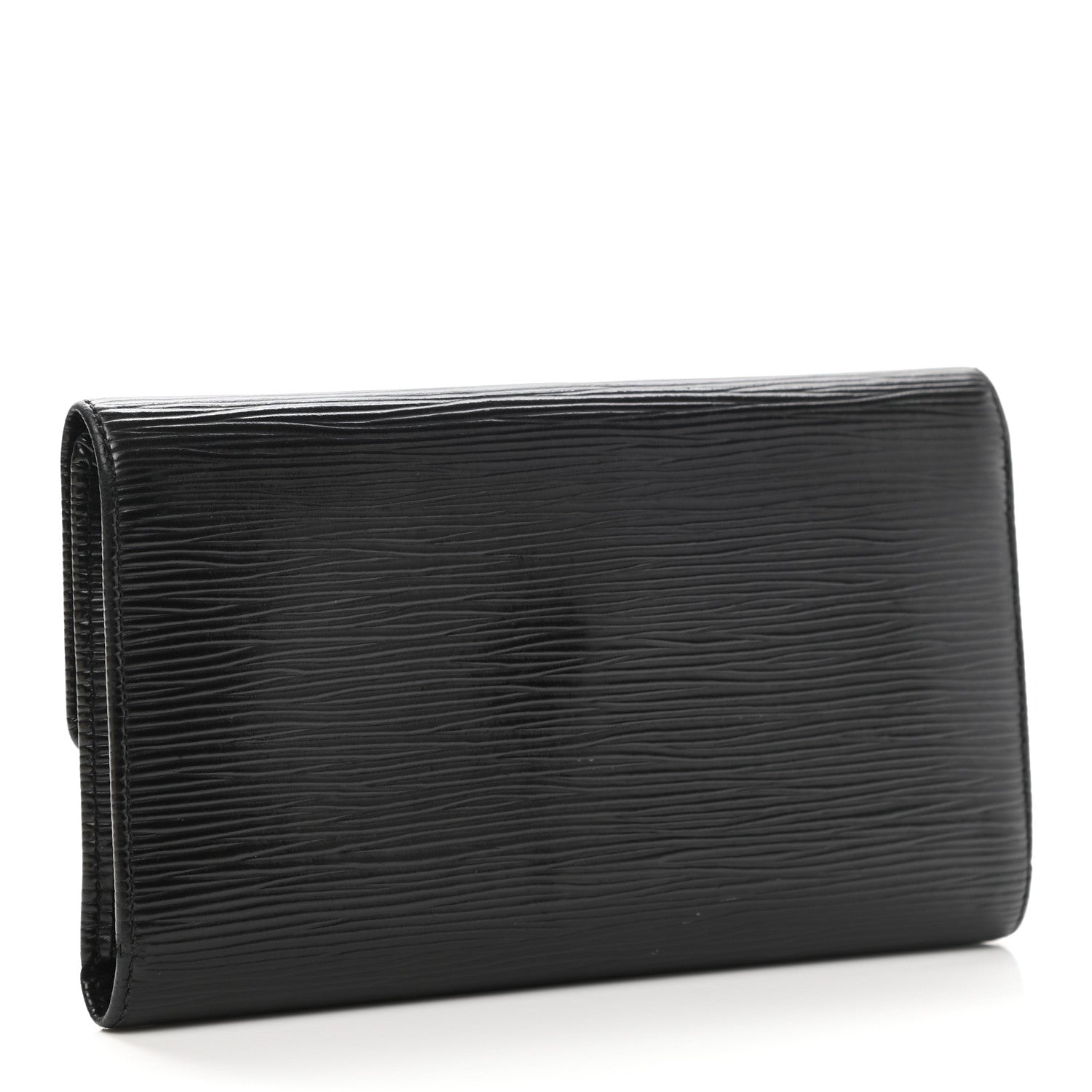 Louis Vuitton Epi Porte Tresor International Wallet Black 3 of 8