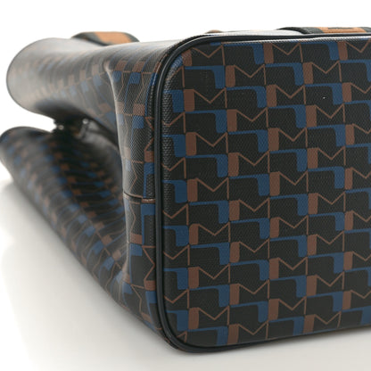 Moynat Canvas 1920 M Monogram Tote Black Brown 9 of 10