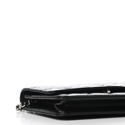 Chanel Caviar Quilted Wallet On Chain WOC Black 11 of 13