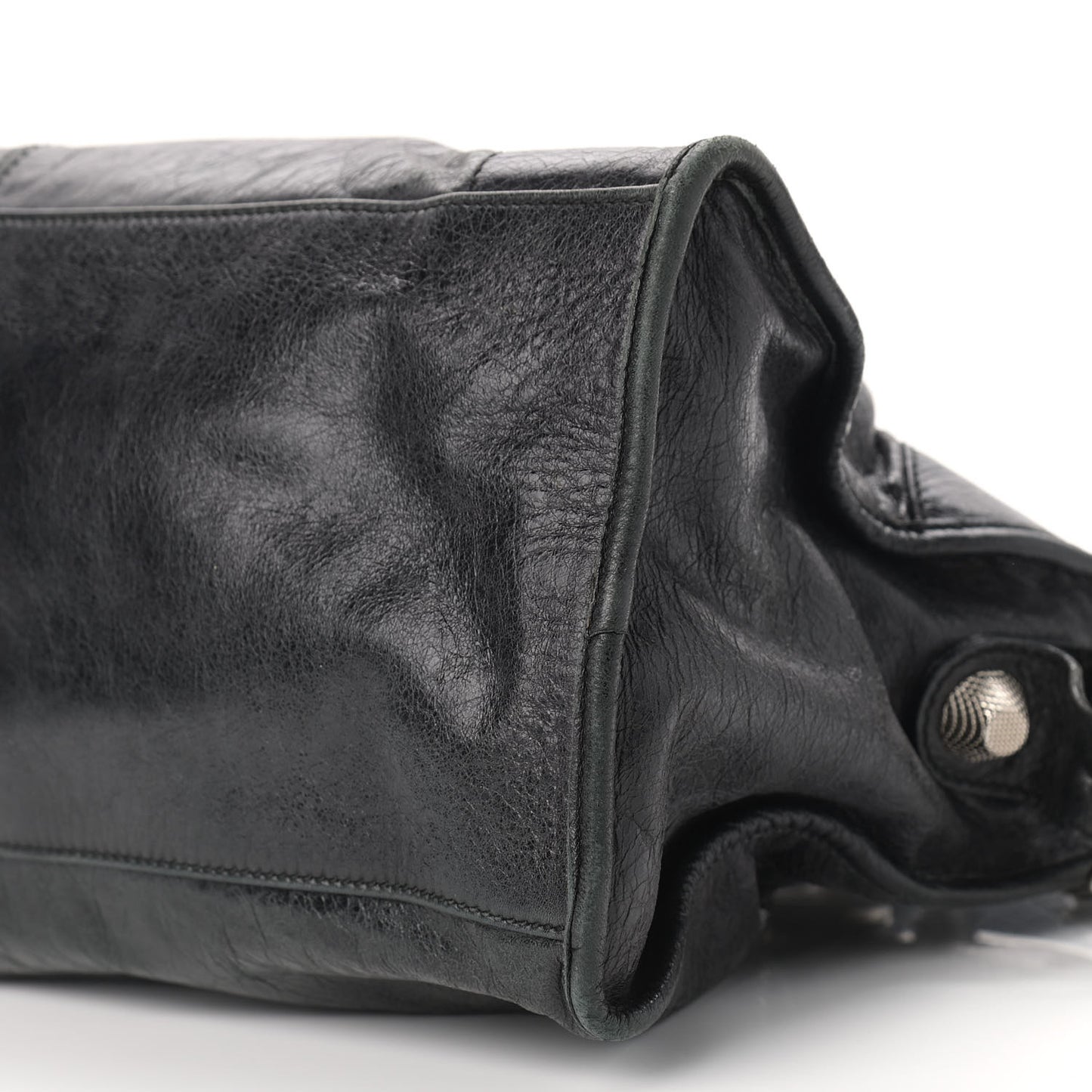 Agneau Giant 21 Silver Hardware Part Time Black