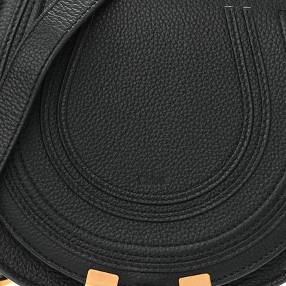 Chloe Calfskin Mini Marcie Round Crossbody Bag Black 9 of 11