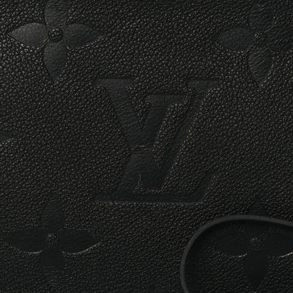 Louis Vuitton Empreinte Monogram Giant Neverfull MM Pochette Black 6 of 8
