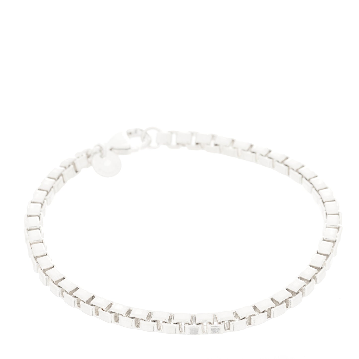 Sterling Silver 4mm Venetian Link Bracelet