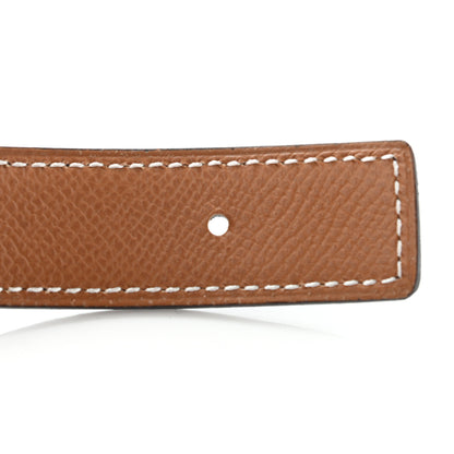 Hermes Swift Epsom 24mm Mini Belt 85 Black Gold 6 of 7