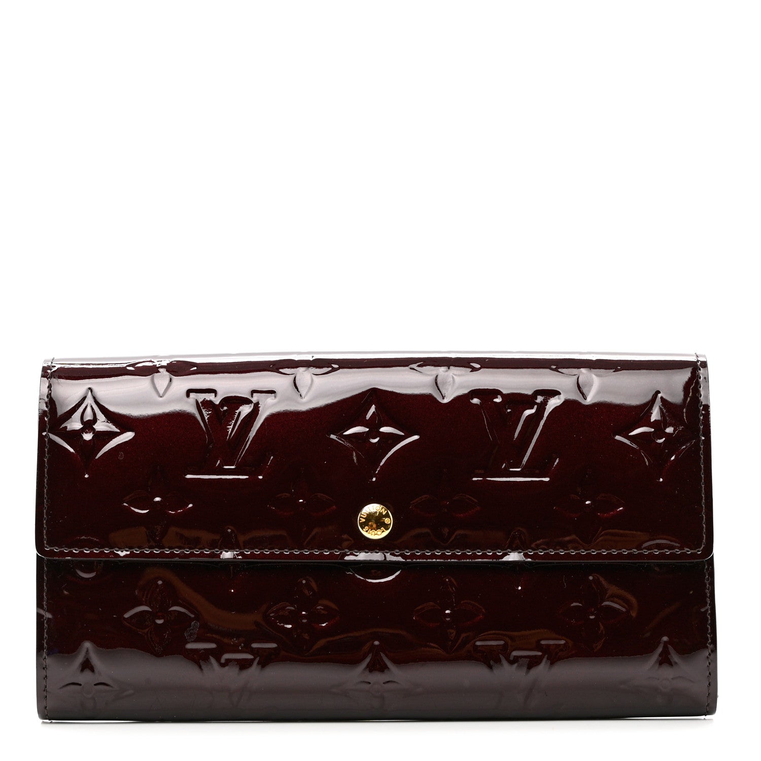 Louis Vuitton Vernis Sarah Wallet Rouge Fauviste 1 of 8