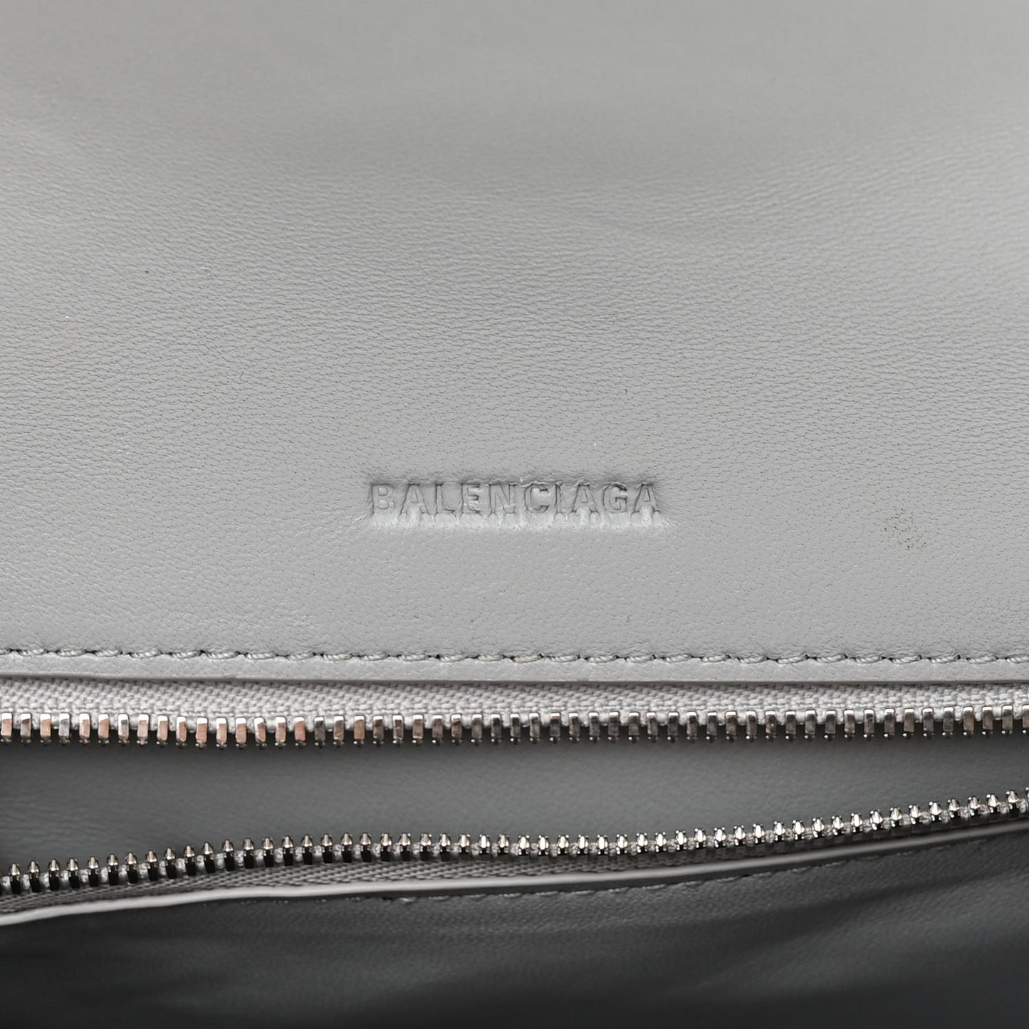 Faux Calfskin Fabric Small Sneakerhead Top Handle Bag Blue Grey