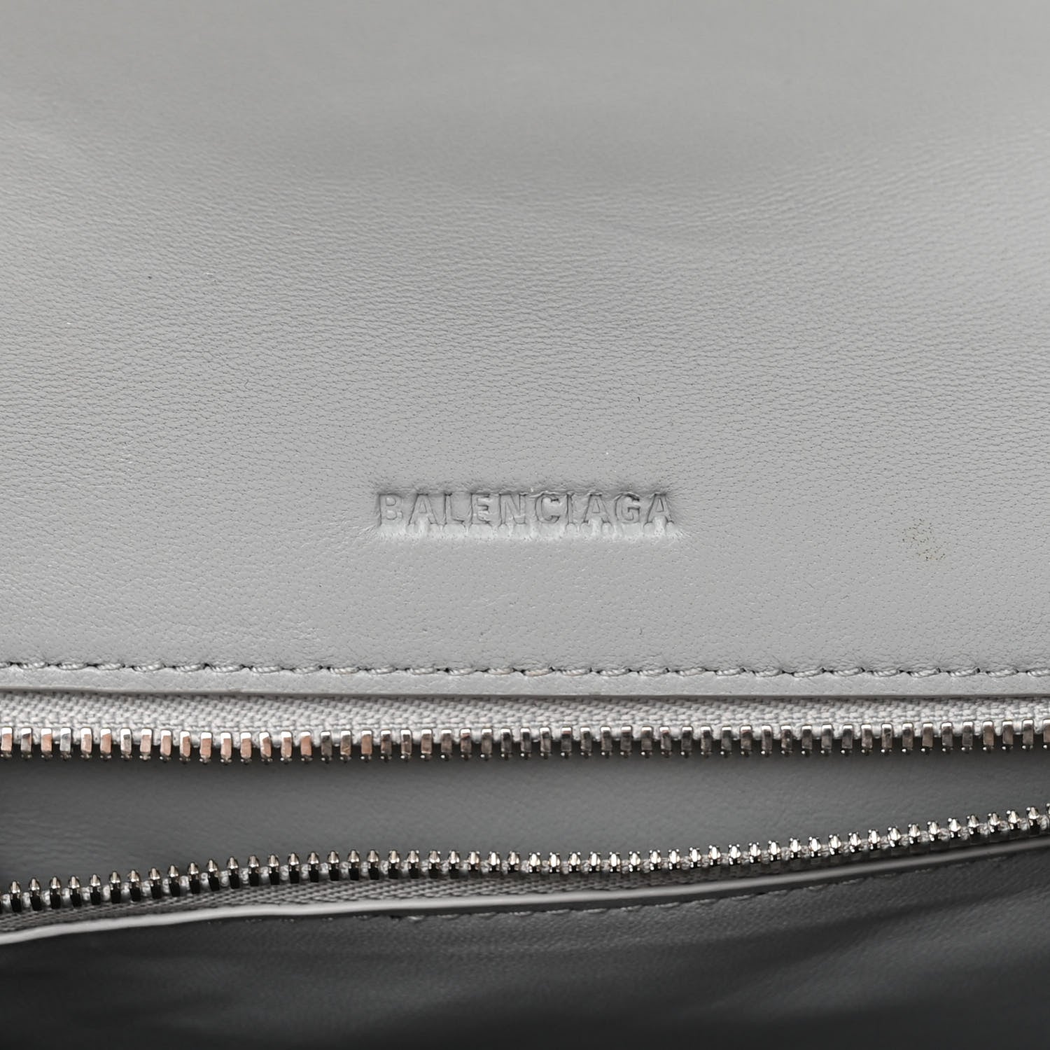 Balenciaga Faux Calfskin Fabric Small Sneakerhead Top Handle Bag Blue Grey 6 of 15