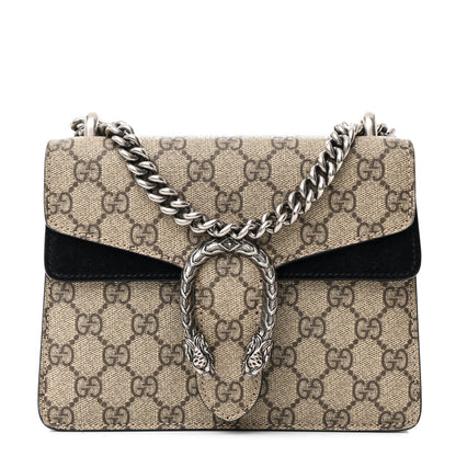 Gucci GG Supreme Monogram Mini Dionysus Shoulder Bag Black 1 of 11