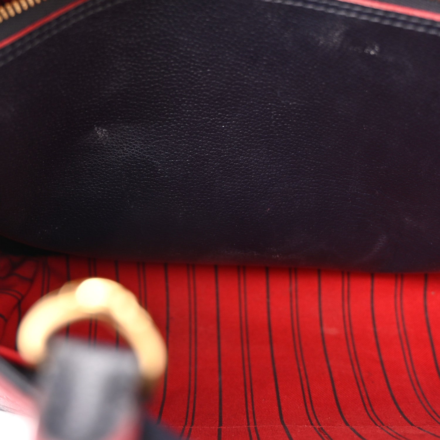 Louis Vuitton Empreinte Montaigne GM Marine Rouge 14 of 16
