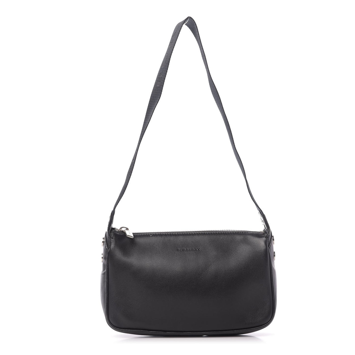 Smooth Calfskin Shoulder Bag Black