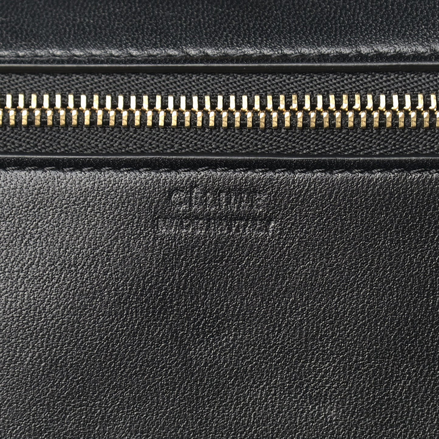Calfskin Large Clasp Cabas Black