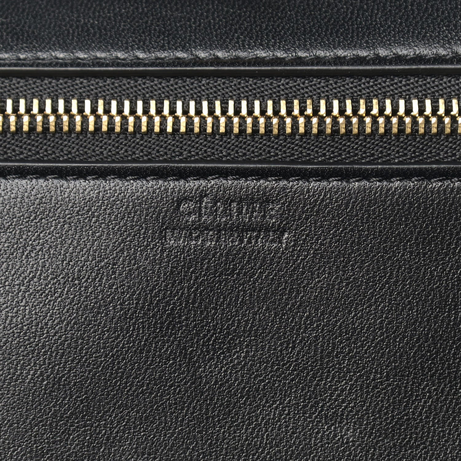 Celine Calfskin Large Clasp Cabas Black 6 of 16