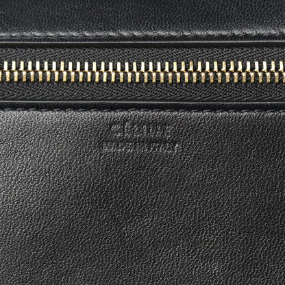 Celine Calfskin Large Clasp Cabas Black 6 of 16