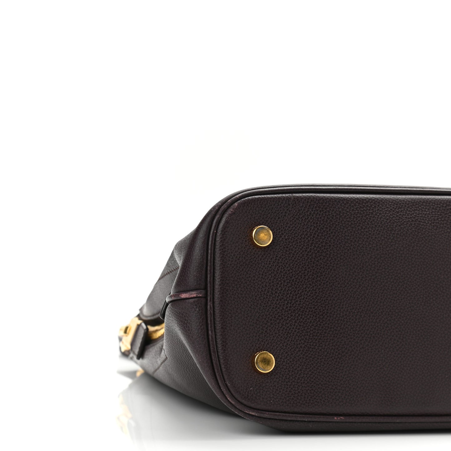 Pebbled Calfskin Medium Jennifer Zip Tote Wine