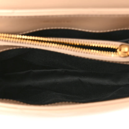 Saint Laurent Calfskin Y Quilted Monogram Small Loulou Chain Satchel Dark Beige 5 of 10