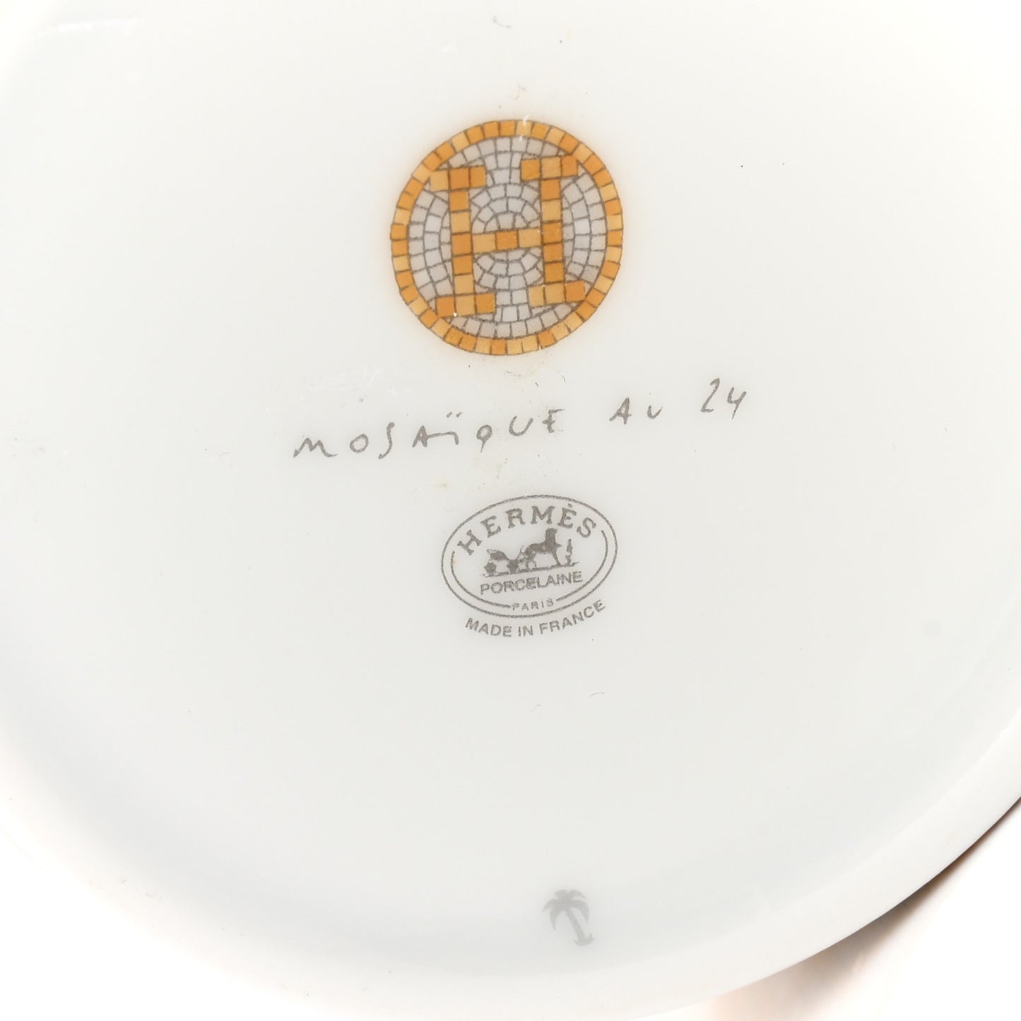 Porcelain Mosaique Au 24 Gold Tea Cup