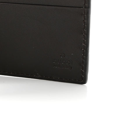Gucci Guccissima Bi-Fold Wallet Chocolate 6 of 8