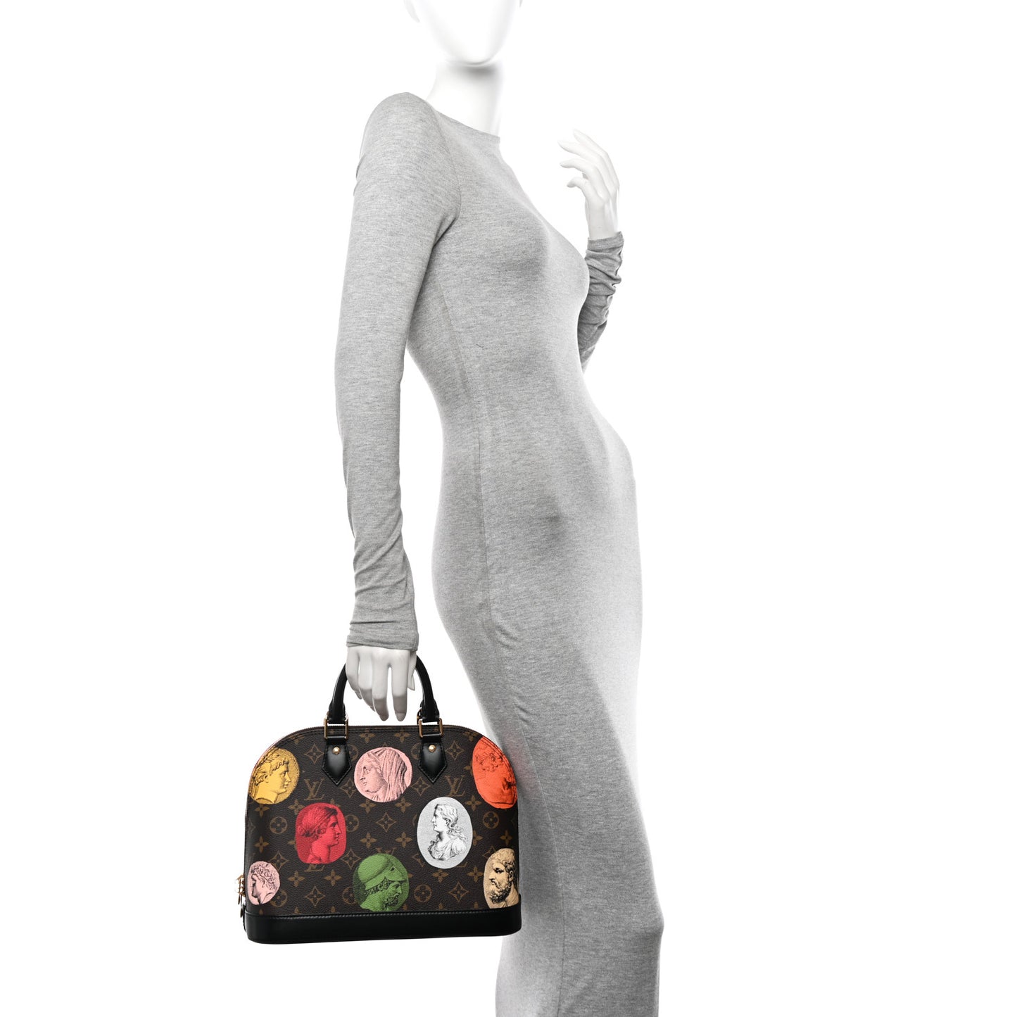 X FORNASETTI Monogram Cameo Alma PM