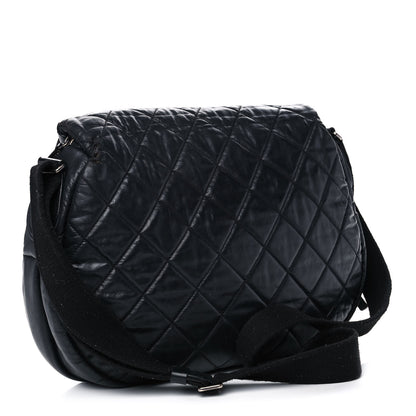 Chanel Nylon Quilted Coco Cocoon Messenger Black 3 of 14