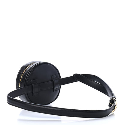 Miu Miu Nappa Matelasse Mini Round Belt Bag Black 2 of 4