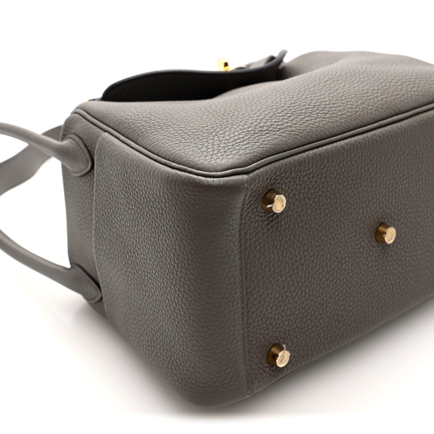 Hermes Taurillon Clemence Lindy 26 Etain 9 of 11