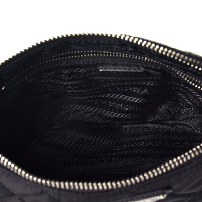 Prada Nylon Tessuto Impuntu Quilted Crossbody Bag Black 6 of 9