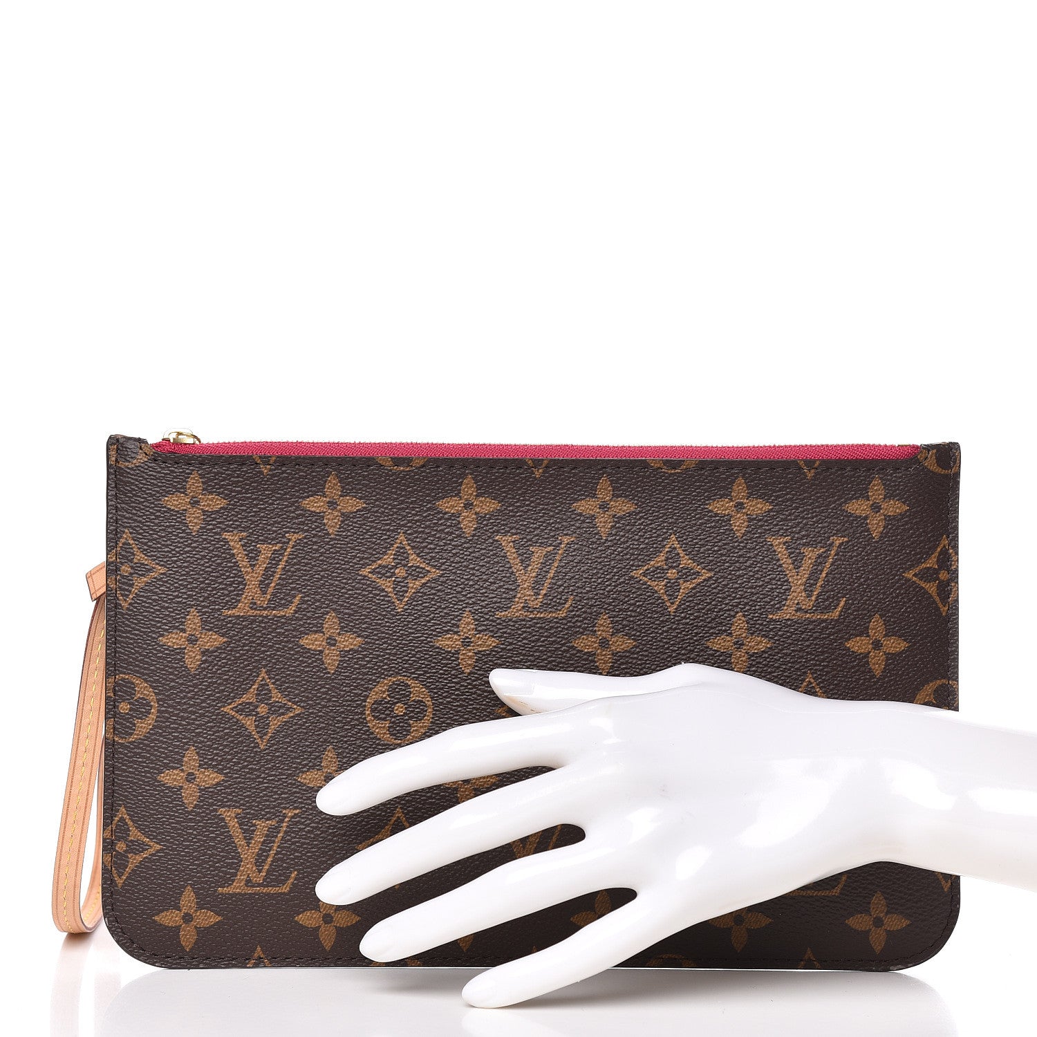 Louis Vuitton Monogram Neverfull MM GM Pochette Pivoine 2 of 8