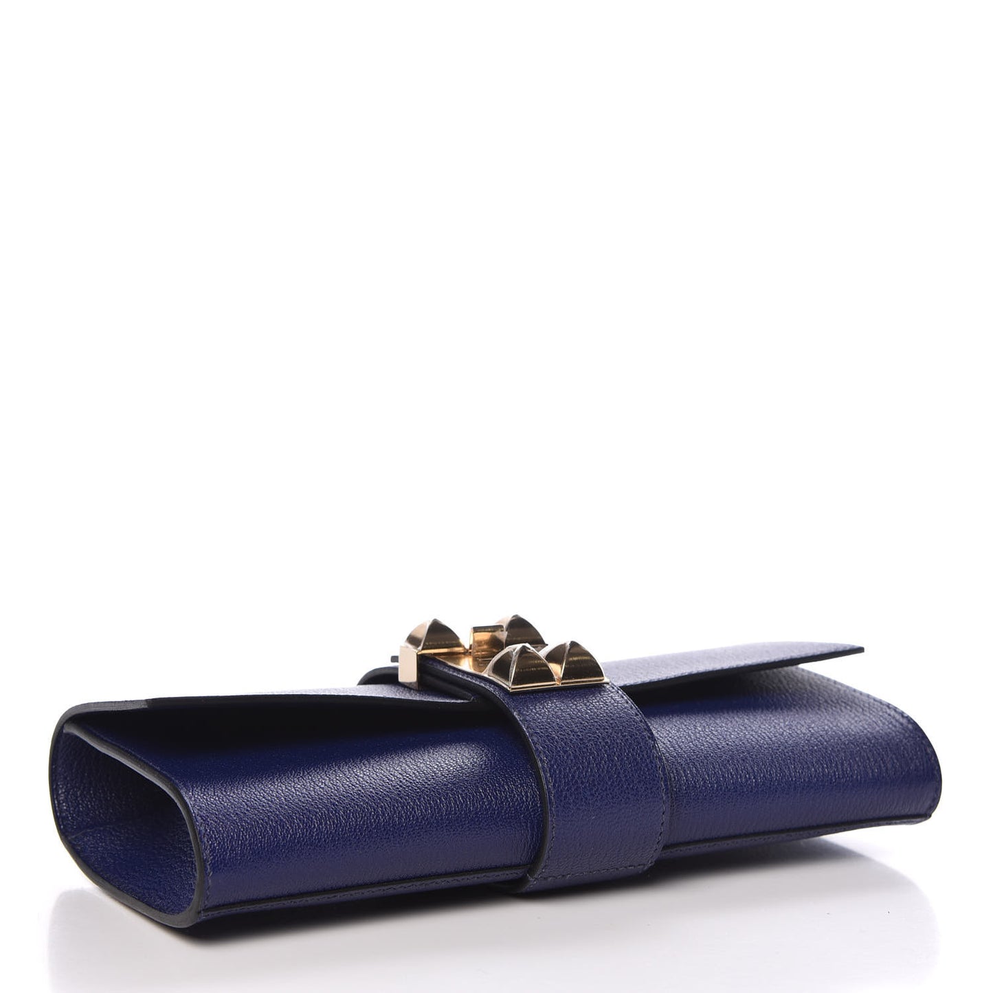Chevre Mysore Medor 23 Clutch Bleu Encre