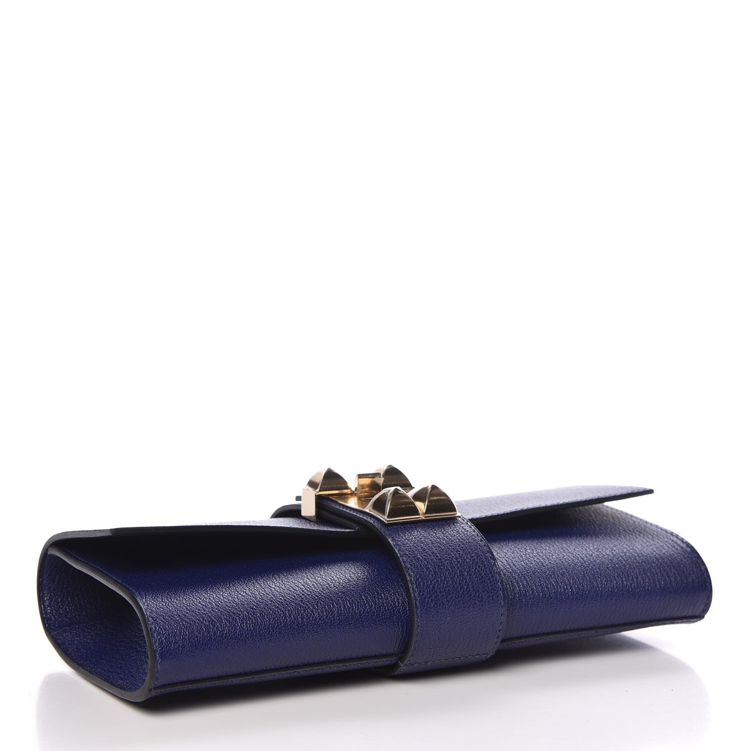 Hermes Chevre Mysore Medor 23 Clutch Bleu Encre 4 of 9
