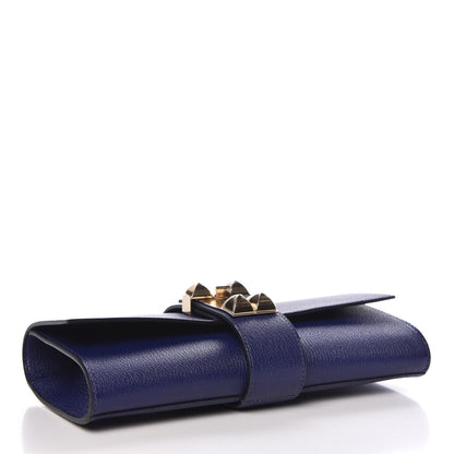 Hermes Chevre Mysore Medor 23 Clutch Bleu Encre 4 of 9