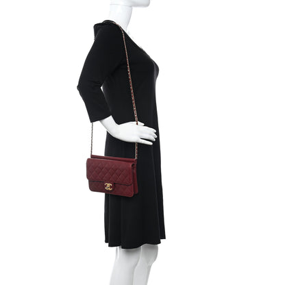 Chanel Lambskin Quilted Medium Crossing Times Flap Red 2 of 10