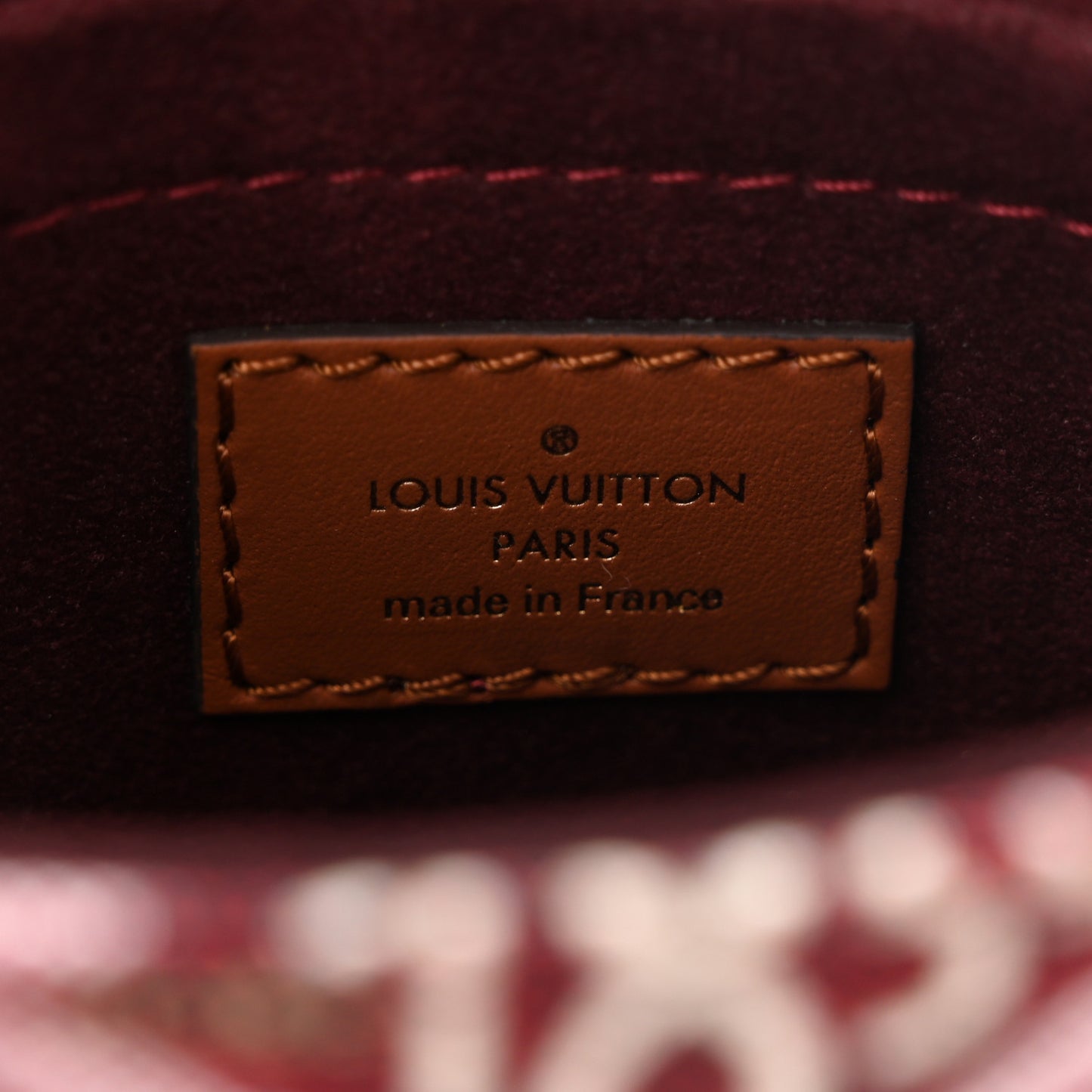 Jacquard Since 1854 Petit Sac Plat Bordeaux