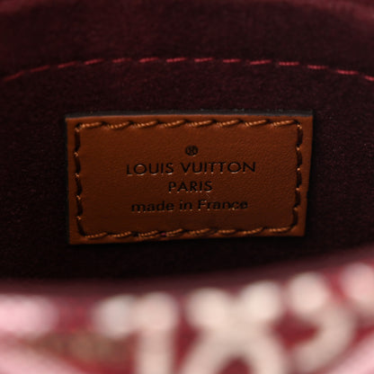 Louis Vuitton Jacquard Since 1854 Petit Sac Plat Bordeaux 6 of 10