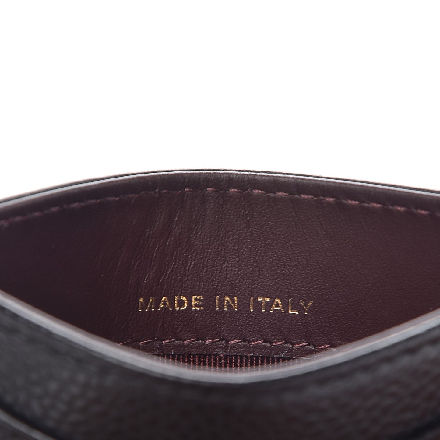 Caviar Quilted Card Holder Black