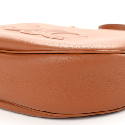 Celine Supple Calfskin Medium Triomphe Heloise Shoulder Bag Tan 11 of 11