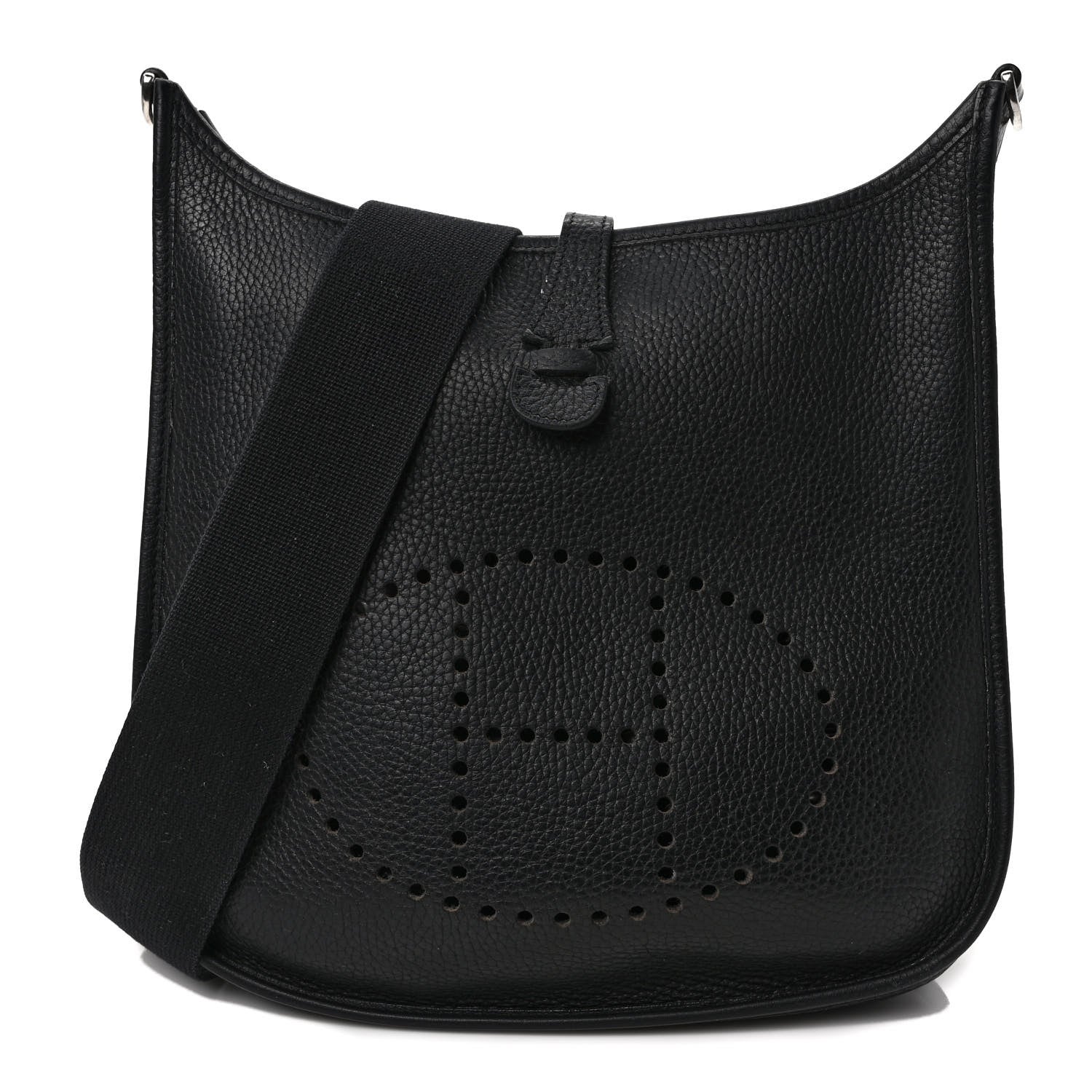 Hermes Taurillon Clemence Evelyne II PM Black 1 of 8
