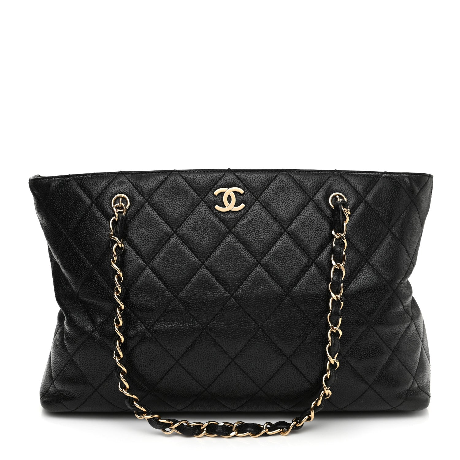 Chanel Caviar Quilted Shopping Tote Black 1 of 12