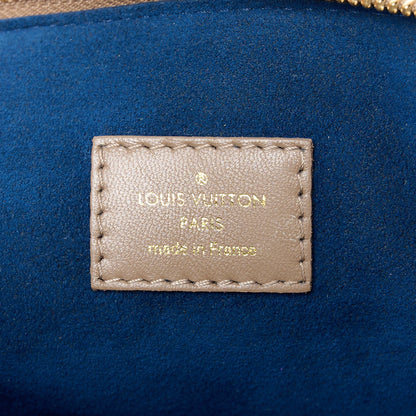 Louis Vuitton Lambskin Embossed Monogram Coussin PM Taupe 8 of 11