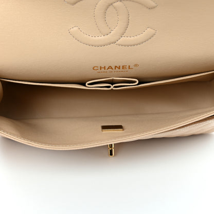 Chanel Caviar Quilted Medium Double Flap Beige 4 of 4