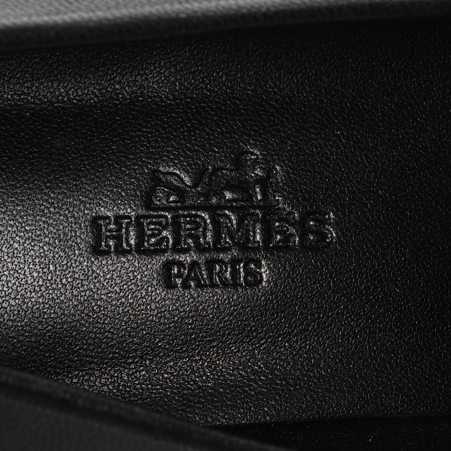 Hermes Goatskin Womens Dauphine 70 Moccasin Loafers 37.5 Black 8 of 11