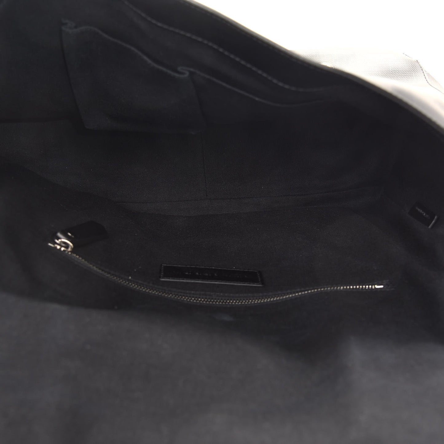 Smoked Check Messenger Bag Black